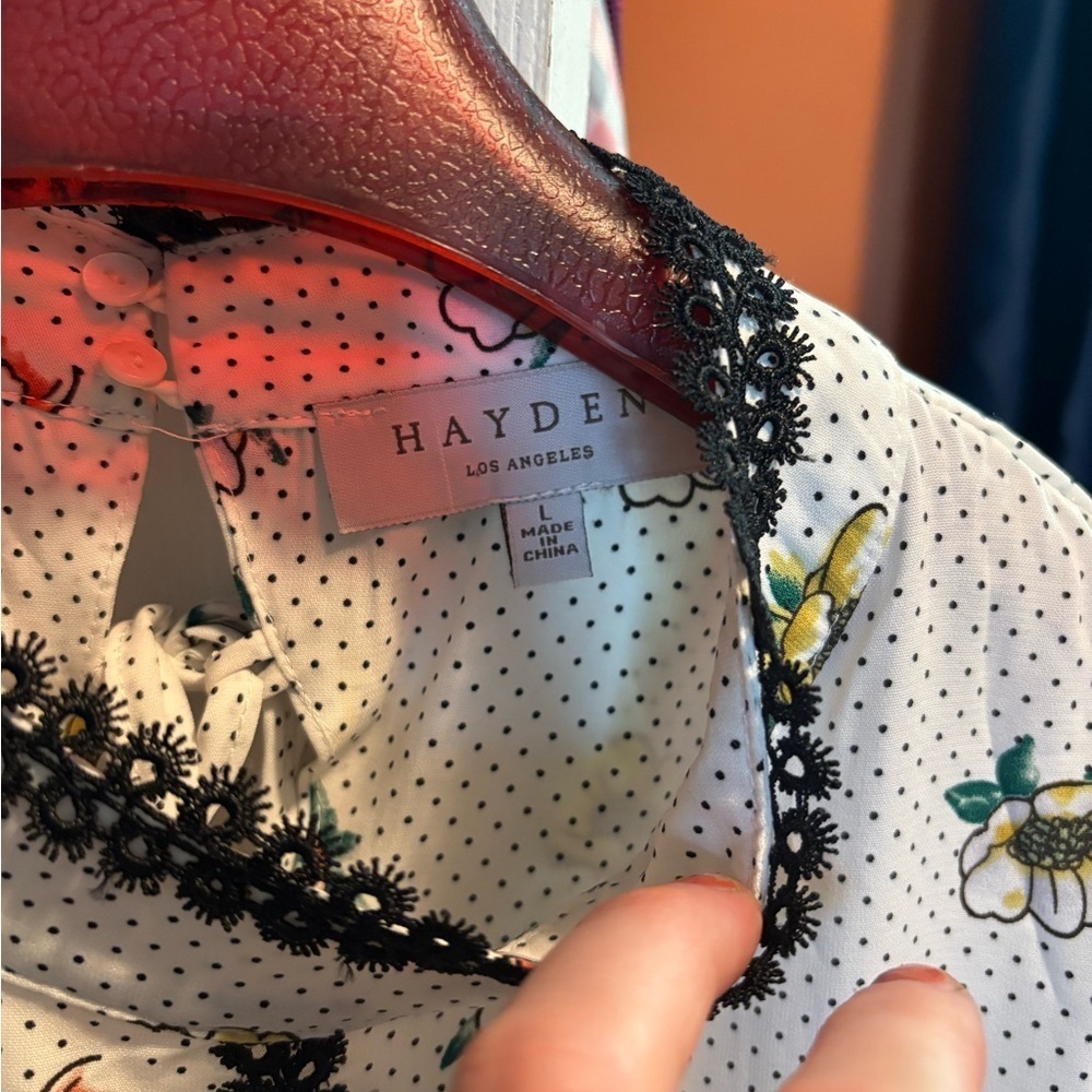 Floral Polka Dot Dress - Picture 2 of 8